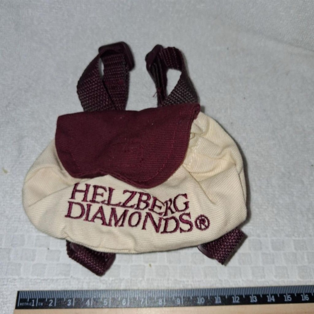 Helzberg‎ Diamonds "I Am Loved" Teddy Bear Backpack Accessory Multicolor